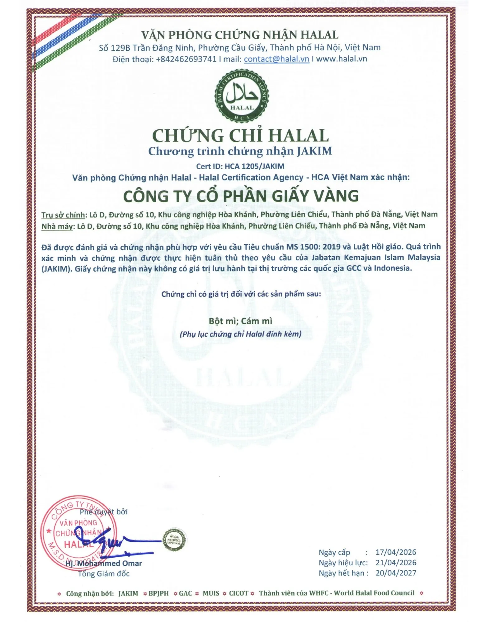 Giấy chứng nhận