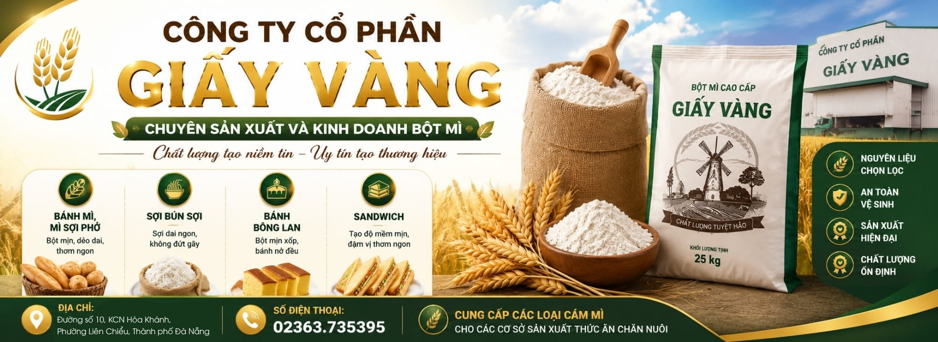 CÔNG TY CỔ PHẦN GIẤY VÀNG ĐÀ NẴNG